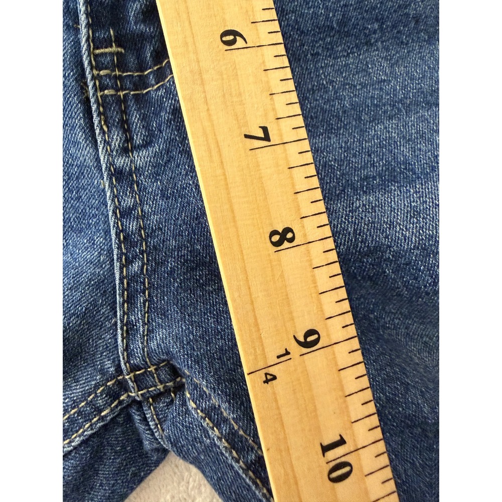 Carbon Womens High Rise Flare Jeans Medium Wash Blue Size 3 Retro Wide Leg - Picture 6 of 9